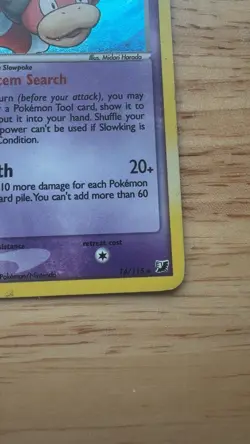 Slowing 14/115 Unseen Forces Reverse Holo Pokeball Stamped Vintage Pokemon TCG - Image 5