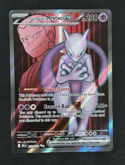 Pokemon Team Rockets Mewtwo 213 Ultra Rare - Destined Rivals - Mint / Gradable - Image 1