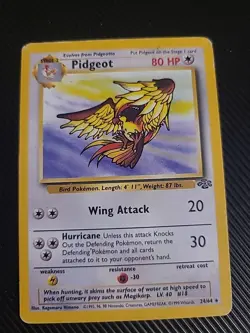 Pidgeot 24/64 - Pokemon Jungle Set Non-Holo Rare Vintage WOTC MP - Image 1