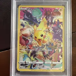 2023 Pokemon SWSH Crown Zenith #160 FA Pikachu PSA 10 GEM MINT - Image 2