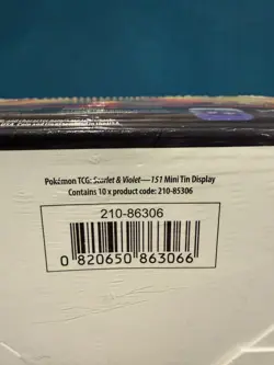 Pokemon TCG Scarlet & Violet 151 Mini Tin Display 10 Tins Factory Sealed - Image 2