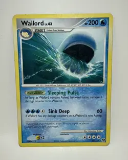 Pokemon TCG Great Encounters Wailord Non-Holo Rare 30/106 LP - Image 1