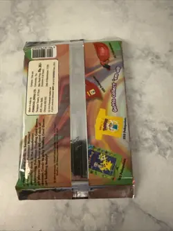 Pokemon Booster Pack Meowth Thunderbolt Funskool India 2004 Sealed Rare - Image 2