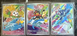 Rowlet Litten Popplio MEP 043 044 045 Pokemon 30th Anniversary First Partner Set - Image 1