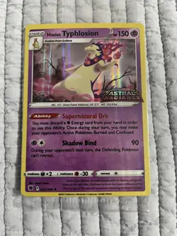 SEALED Pokemon Hisuian Typhlosion 052/189 Astral Radiance Holo GameStop Promo - Image 1