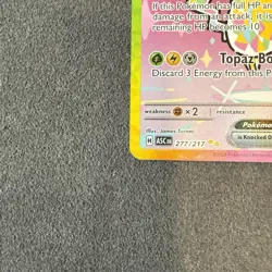 Pokemon Pikachu ex 277/217 SIR Pinkachu Ascended Heroes Pack Fresh! Very Nice! - Image 2