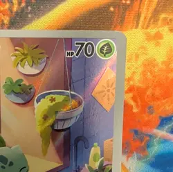 Pokemon Bulbasaur 143/142 SV07 Stellar Crown Illustration Rare Holo Basic 70 HP - Image 4