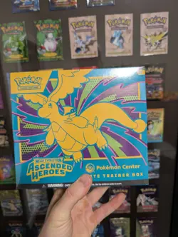 NEW SEALED Pokemon TCG: Ascended Heroes POKEMON CENTER ETB Elite Trainer Box - Image 1