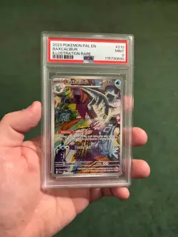 2023 POKEMON PAL EN-PALDEA EVOLVED ILLUSTRATION RARE #210 BAXCALIBUR PSA 9 - Image 1