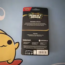 Pokemon Perfect Order Sealed Pack - Chikorita, Bayleef, Meganium Promo & Coin - Image 2