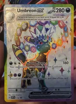 Pokemon Umbreon ex 176 Promo Holo Prismatic Evolutions Mint - Image 1