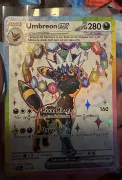 Pokemon Umbreon ex 176 Promo Holo Prismatic Evolutions Mint - Image 3
