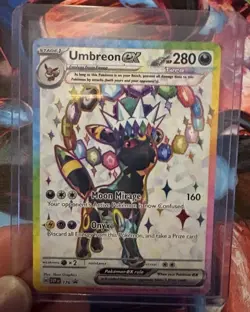 Pokemon Umbreon ex 176 Promo Holo Prismatic Evolutions Mint - Image 4