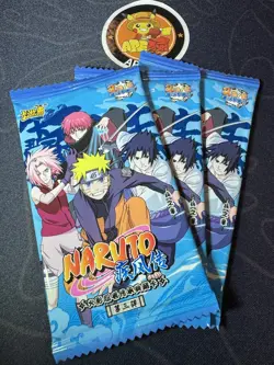 Naruto Kayou Tier 2 Wave 3 Sealed 3 x Booster Packs Naruto Cards Brand NEW - Image 1