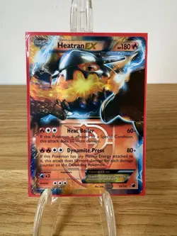 Pokemon TCG Heatran EX Ultra Rare Holo Team Plasma Plasma Freeze 13/116 - Image 1