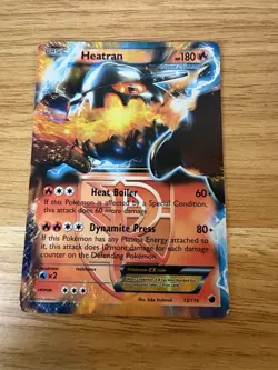 Pokemon TCG Heatran EX Ultra Rare Holo Team Plasma Plasma Freeze 13/116 - Image 2