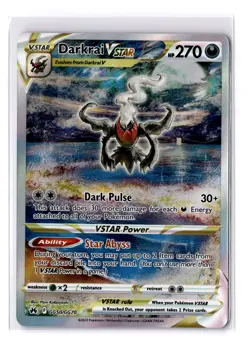 Darkrai VSTAR - GG50/GG70 SWSH Crown Zenith Galarian Gallery - NM - POKEMON TCG - Image 1