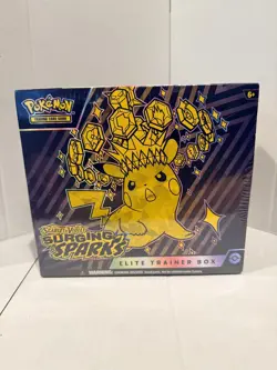Pokemon TCG Surging Sparks ETB Elite Trainer Box ( Sealed ) Same Day Ship - Image 1