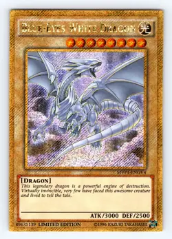 Yugioh Blue-Eyes White Dragon MVP1-ENGV4 Gold Secret Rare - NM 💎 - Image 1