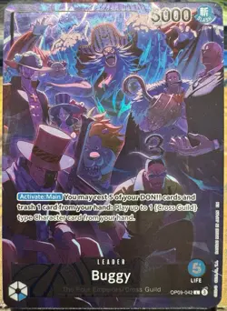 One Piece TCG Buggy OP09-042 Leader English Version, 2nd Anniversary Set - Image 1