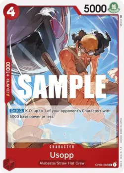 One Piece Usopp (OP04-003/202) OP04 Kingdoms of Intrigue NM - Image 1