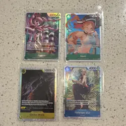 Bandai One Piece Card OP14 Perona SR, Nami SR, Gecko Moria SR, & EB03 Vivi SR - Image 1