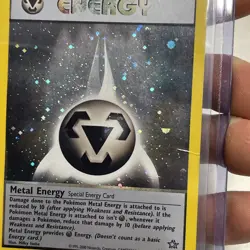 Pokemon Neo Genesis TCG Metal Energy 19/111 Holo Unlimited Rare Card MP Vintage - Image 3