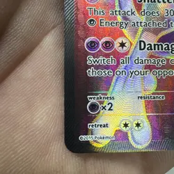 Pokemon Mewtwo-EX TCG Full Art Ultra Rare Holo Card Breakthrough 158/162 nm - Image 5