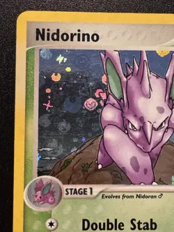 Nidorino 41/112 EX FireRed & LeafGreen Pokemon Card Reverse Holo Foil Rare LP - Image 3