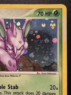 Nidorino 41/112 EX FireRed & LeafGreen Pokemon Card Reverse Holo Foil Rare LP - Image 4