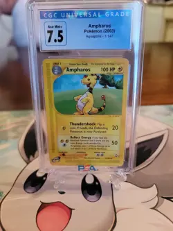 Ampharos - 1/147 - Pokemon Aquapolis Non-Holo Card Singles Graded CGC 7.5 - Image 1