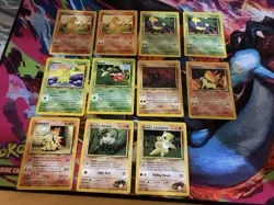 Pokemon Vintage Common Card Lot - 11 Cards In Picture - Image 1