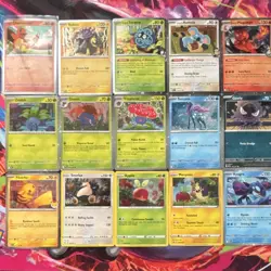 Pokemon Charmander, Raikou, Tangela, Komala & Magcargo Card Lot (15 Cards) - Image 1