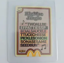 McDonalds - Big Mac Jingle - 19/24 - Unredeemed - 2026 - Trading Card - Image 1