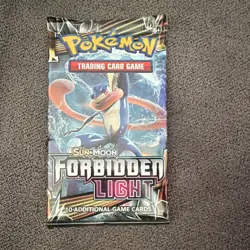 Pokemon TCG Sun & Moon Forbidden Light Booster Pack 10 Cards English Greninja - Image 1