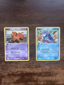 Delta Species Mixed Lot – 2 Non Holo Pokemon Cards – EX Era Vintage - Image 1