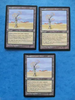 MTG Magic the Gathering KAROO VISIONS LP X3 ACTUAL PICTURES - Image 1