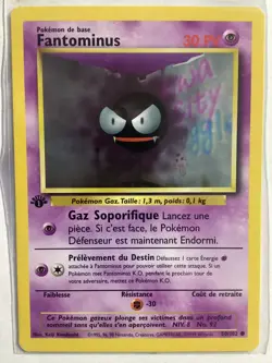 GASTLY - 50/102 - Base Set - Pokemon Card - MNT !!! - Image 1