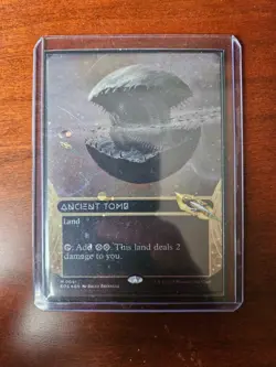 Ancient Tomb (0091) (Borderless) (Galaxy Foil) Edge of Eternities: Stellar... - Image 1