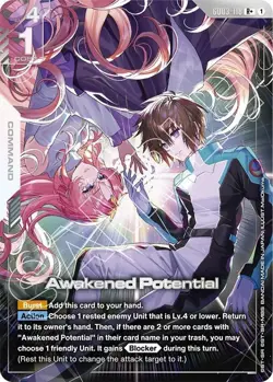 Gundam Awakened Potential Winner Foil - GD03-118 R+ - Gundam TCG Card Game - Image 1