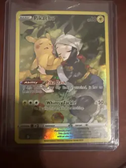 Pokemon Pikachu TCG TG05/TG30 Holo Ultra Rare Trainer Gallery Lost Origin - Image 1