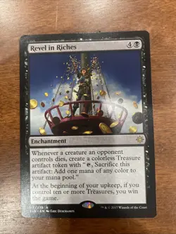 Ixalan Regular Card 117 Magic the Gathering Revel in Riches - Image 1
