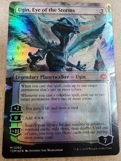 Ugin, Eye of the Storms - #382 Foil (Borderless) Tarkir: Dragonstorm - Mtg - Image 2