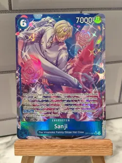 Sanji OP11-051 SR Alt Art A Fist of Divine Speed ONE PIECE Card NM English - Image 1