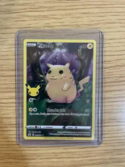 Pokemon Pikachu TCG Holo Ultra Rare Card Celebrations 005/025 NM Condition - Image 1
