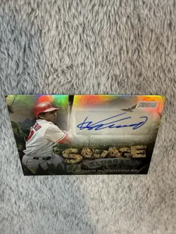2025 Topps Stadium Club Baseball Vladimir Guerrero Sr Savage Sluggers Auto SS-VG - Image 3