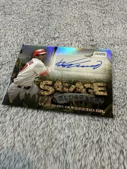 2025 Topps Stadium Club Baseball Vladimir Guerrero Sr Savage Sluggers Auto SS-VG - Image 5