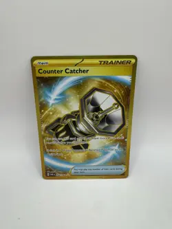 Pokemon Paradox Rift Counter Catcher 264/182 Hyper Rare Gold NM - Image 1