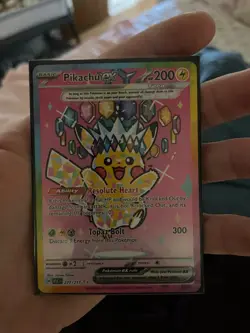 Pokemon TCG Pikachu EX SIR 277/217 Ascended Heroes - English - PACK FRESH - Image 1