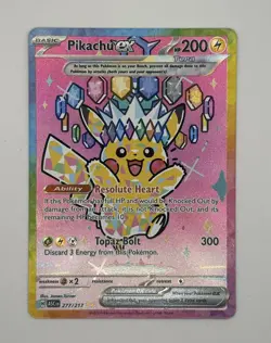 Pokemon TCG Pikachu EX SIR 277/217 Ascended heroes English PACK FRESH - Image 1